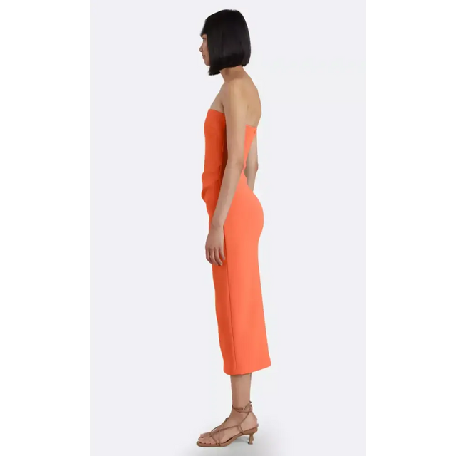 Bec & Bridge Karina Strapless Midi - Butter Yellow or Fire Red