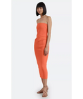 Bec & Bridge Karina Strapless Midi - Butter Yellow or Fire Red - Dresses