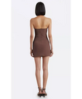 Bec & Bridge Karina Strapless Mini - Green or Brown - Dresses