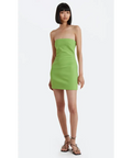 Bec & Bridge Karina Strapless Mini - Green or Brown - Dresses