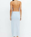 Bec & Bridge Lexi Cowl Maxi Dress in Ice Blue - 6 / Blue - Dresses