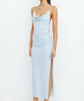 Bec & Bridge Lexi Cowl Maxi Dress in Ice Blue - 6 / Blue - Dresses