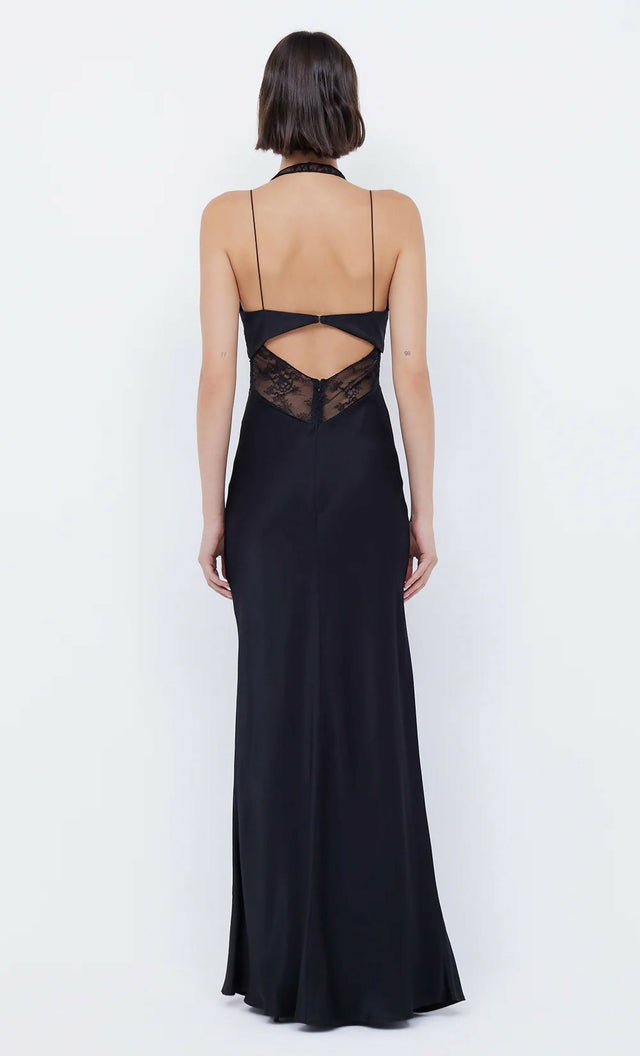 Bec + Bridge Liv Halter Maxi Gown Black - 8 / Black - Dresses
