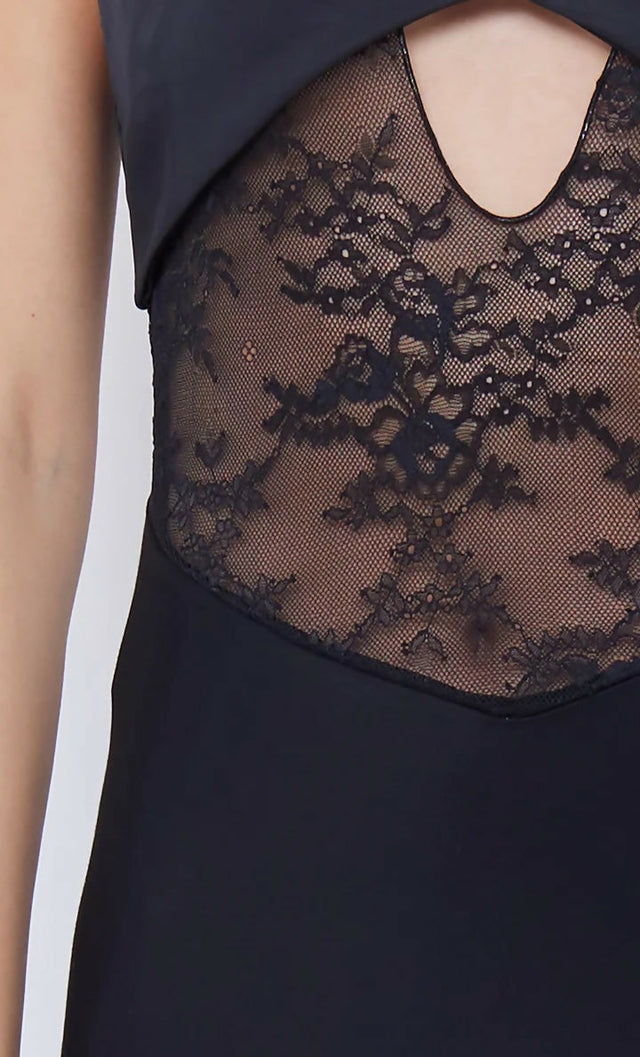 Bec + Bridge Liv Halter Maxi Gown Black - 8 / Black - Dresses