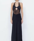 Bec + Bridge Liv Halter Maxi Gown Black - 8 / Black - Dresses
