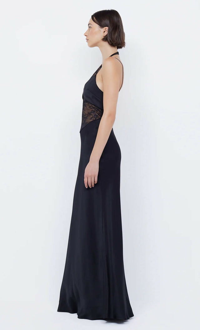 Bec + Bridge Liv Halter Maxi Gown Black - 8 / Black - Dresses