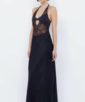 Bec + Bridge Liv Halter Maxi Gown Black - 8 / Black - Dresses