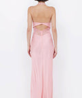 Bec + Bridge Liv Halter Maxi Gown Pink Sherbert - 8 / Pink - Dresses