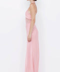 Bec + Bridge Liv Halter Maxi Gown Pink Sherbert - 8 / Pink - Dresses