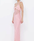 Bec + Bridge Liv Halter Maxi Gown Pink Sherbert - 8 / Pink - Dresses