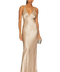 Bec & Bridge Lorelai Maxi Dress - 8 / Cream - Dresses