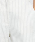 Bec & Bridge Lou Pinstripe Vest and Pants Set Ivory Size AU 6 - 6 / White - Outfit Sets