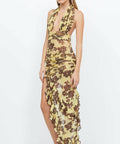 Bec & Bridge Malibu Bay Halter Dress - 8 / Floral - Dresses