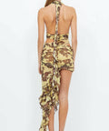 Bec & Bridge Malibu Bay Halter Dress - 8 / Floral - Dresses