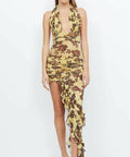 Bec & Bridge Malibu Halter Dress - Floral - 8 / Floral - Dresses