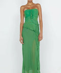 Bec & Bridge Maresca Strapless Dress - 8 / Green - Dresses