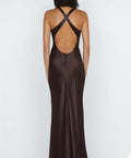 Bec + Bridge Maxina Crossover Dress in Dark Chocolate - Dresses
