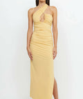 Bec & Bridge Montana Cross Over Dress - 8 / Yellow - Dresses