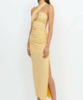 Bec & Bridge Montana Cross Over Dress - 8 / Yellow - Dresses