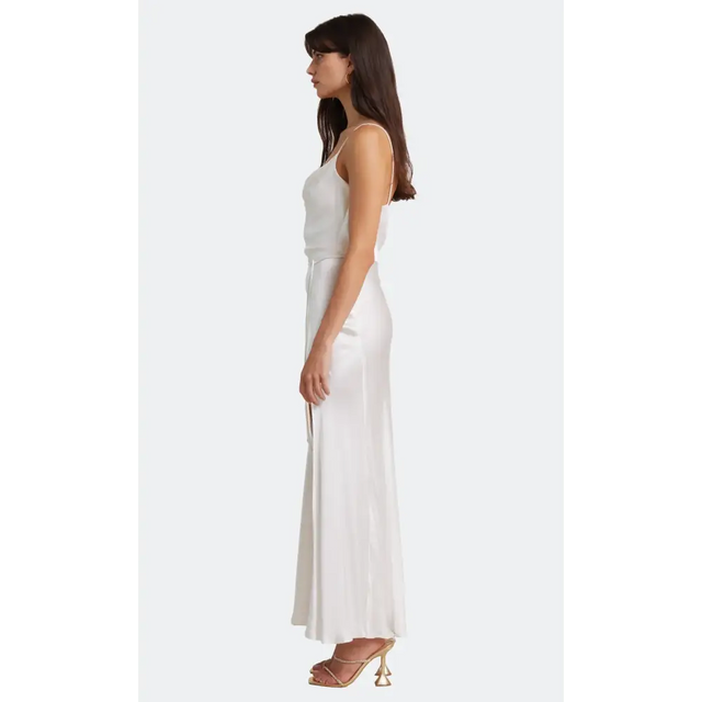 Bec & Bridge Moon Dance Midi Dress - 8 / Ivory - Dresses