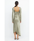 Bec & Bridge ‘Moondance’ Long Sleeve Sage Maxi - 6 / Green - Dresses