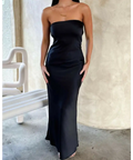 Bec & Bridge ‘Moondance’ Satin Maxi - XS / Black - Dresses