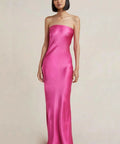 Bec & Bridge Moondance Strapless Midi Dress - 6 / Pink - Dresses