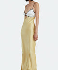 Bec & Bridge Nadia Bustier Maxi Dress in Multi Yellow - 8 / Multi - Dresses