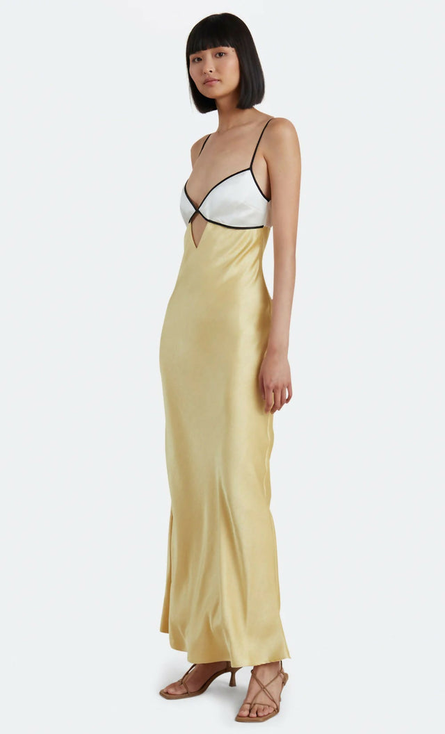 Bec & Bridge Nadia Bustier Maxi Dress in Multi Yellow - 8 / Multi - Dresses