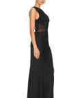 Bec & Bridge Naomi Split Maxi in Black Size AU 10 - 10 / Black - Dresses