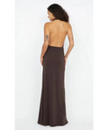 Bec & Bridge Nessie Cowl Neck Maxi Dress AU 8 - 8 / Brown - Dresses