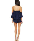 Bec & Bridge Ocean Eyes Playsuit - 8 / Blue - Playsuits
