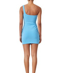 Bec & Bridge Paloma Azure Mini Dress - 6 / Blue - Dresses