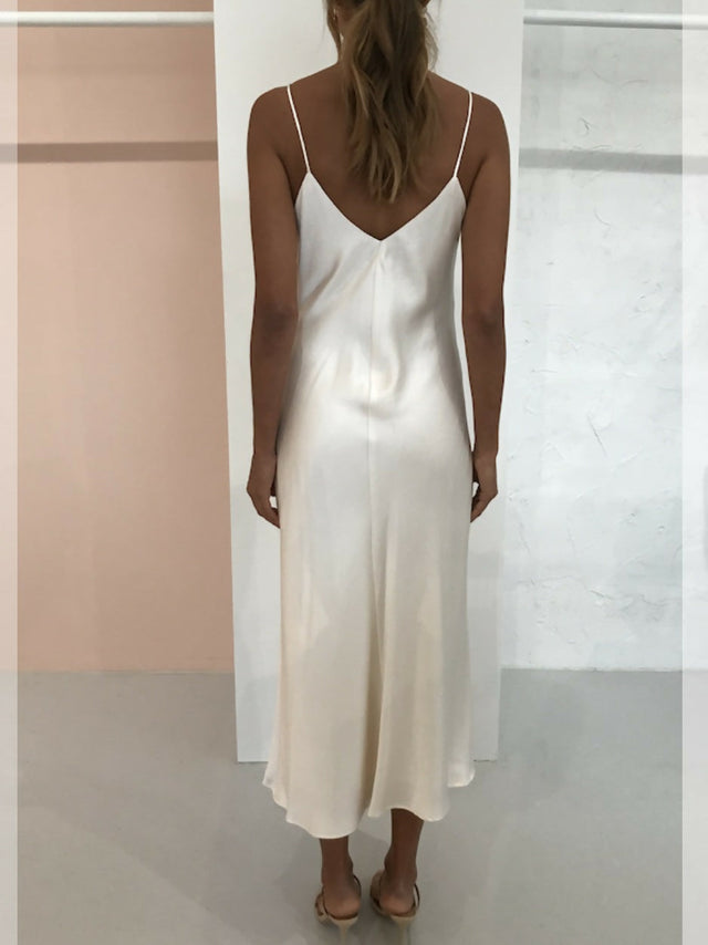 Bec & Bridge Piper Midi Dress - 6 / White - Dresses