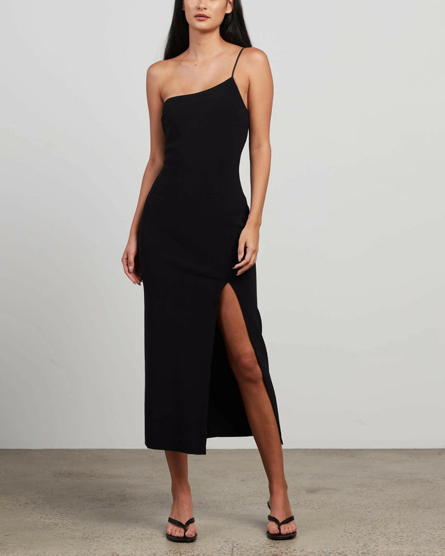 Bec & Bridge Raphaela Midi Dress - 10 / Black - Dresses