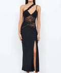 Bec & Bridge Ria Asym Maxi Dress - 6 / Black - Dresses