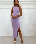 Bec & Bridge Riviera Reversible Dress - 6 / Purple - Dresses
