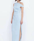 Bec & Bridge Rochelle Asym Midi Dress Size 8 - 8 / Blue - Dresses
