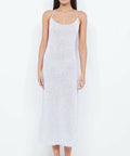 Bec + Bridge Sadie Sequin Knit Midi Crystal - 8 / Silver - Dresses