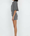 Bec & Bridge Sanja Asym Mini Gray Size 12 - 10 / Gray - Dresses