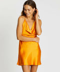 Bec & Bridge Seraphine Mini Dress - 8 / Orange - Dresses