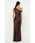 Bec & Bridge Sol Asym Dress Dark Chocolate Size 12 - 12 / Brown - Dresses