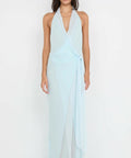 Bec & Bridge Soneva Wrap Dress Arctic Blue - Dresses