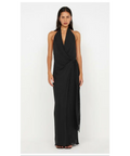 Bec & Bridge Soneva Wrap Dress Black Size AU 10 - 10 / Black - Dresses