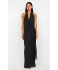 Bec & Bridge Soneva Wrap Dress Black Size AU 12 - 12 / Black - Dresses