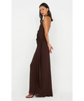 Bec & Bridge Soneva Wrap Dress Chocolate Brown Size 8 - 8 / Brown - Dresses