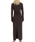 Bec & Bridge Sylvia Long Sleeve Maxi Dress - 8 / Brown - Dresses