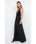 Bec & Bridge Tillie Drape Maxi Dress Black Passion
