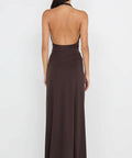 Bec + Bridge Tillie Drape Maxi Dress in Dark Chocolate - Dresses