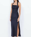 Bec & Bridge Ula Asym Maxi Size 8 - 8 / Navy Blue - Dresses